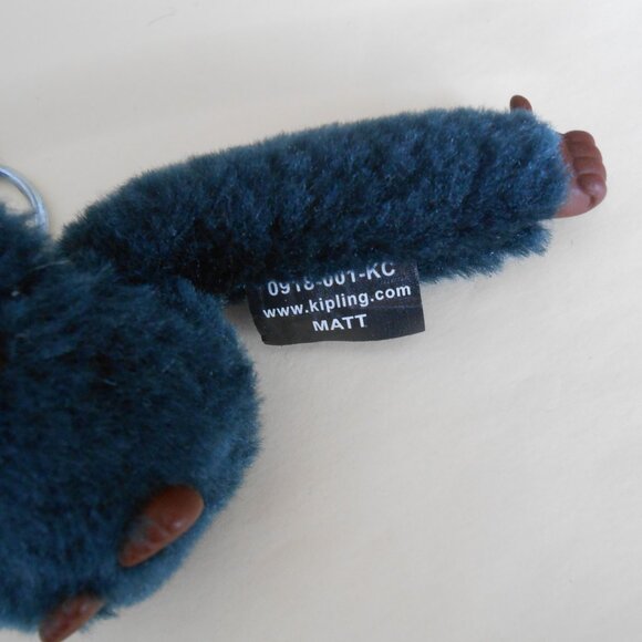 Kipling Monkey Keychain Keyring; Dark Blue green, - Picture 5 of 8